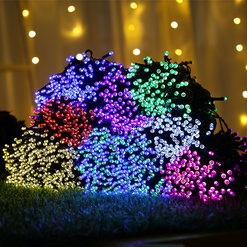 200Led Solar Light String Holiday Lights Christmas Outdoor Waterproof Lighting Lawn Landscape Garden Decorative String Lights Specification drawing