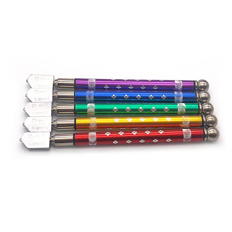 手摇钻玻璃刀/玻璃刀/复古收纳盒/划线笔/玻璃球台灯旋转产品图