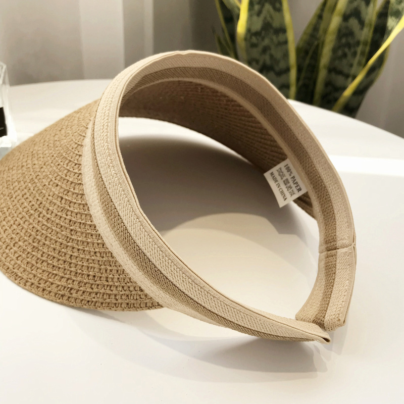 Empty Straw Hat Cap Children Summer Travel Outdoor Sun Beach Leisure Sunblock Sunshade Hat Wholesale Application Scenario