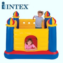 INTEX48259 城堡跳跳乐 儿童蹦蹦床充气折叠小型室内淘气堡