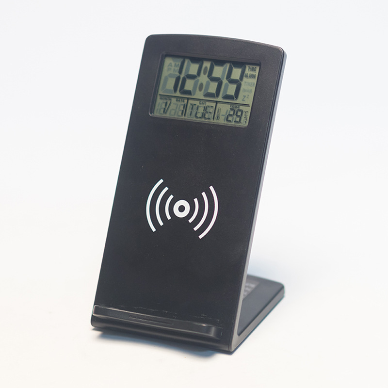 跨境新品Y-/手机无线充电/万年历桌面钟产品图