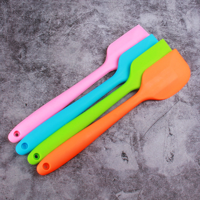 Color Silicone Integrated Cake Cream Spatula Large Silicone Spatula Baking Spatula Baking Tools Mixing Spatula details Picture