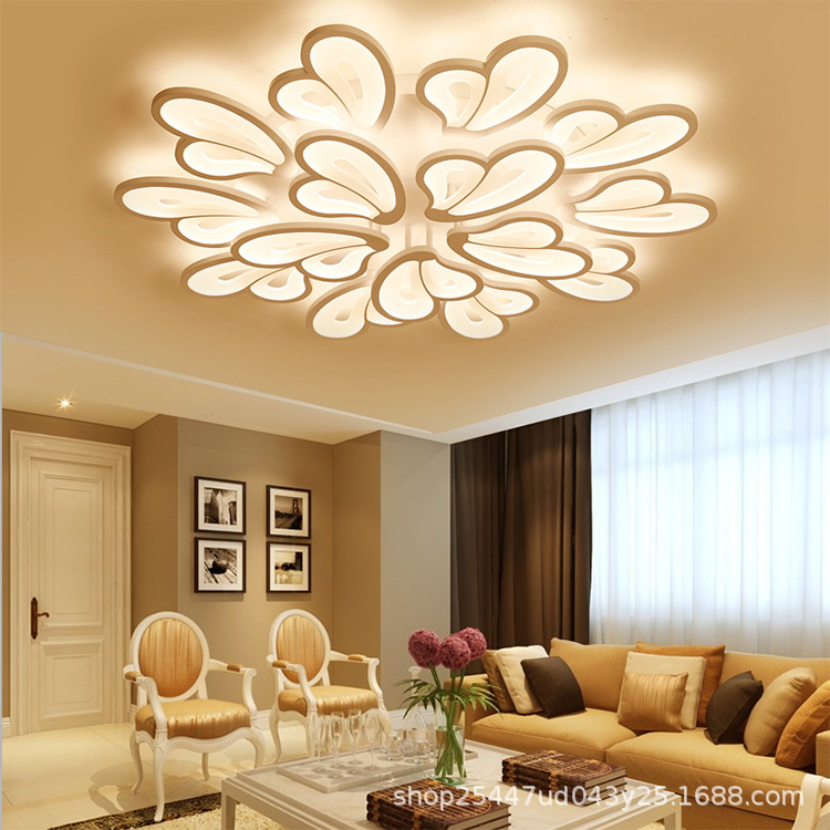 One-piece consignment of popular led ceiling lights, butterfly, postmodern creative acrylic, fashionable and eye-protecting living room and bedroom lights