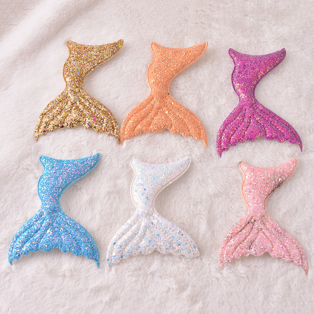 New ultrasonic embossed mermaid tail clothing accessories, cake inserts, ornaments and accessories