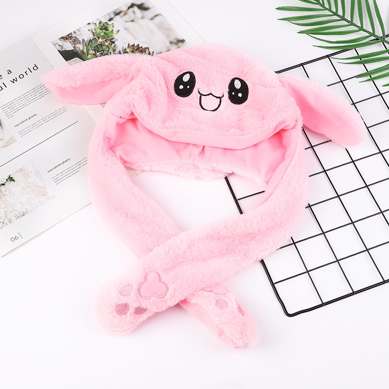 Explosive Rabbit Ears Hat Tiktok Will Move Rabbit Ears Air Bag Hat 2 Colors Optional Factory Direct Sales Specification drawing