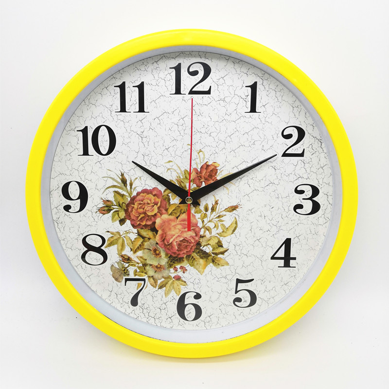 12-inch 30CM European-style candy-colored wall clock, a best-selling foreign trade product Item Picture