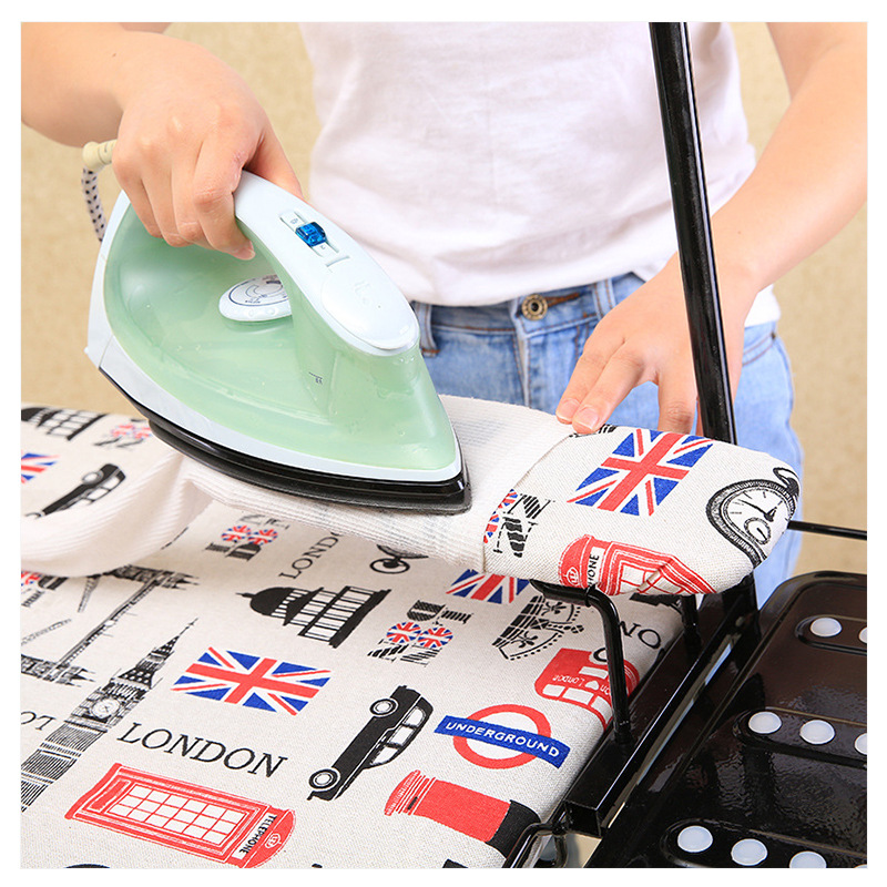 European folding linen ironing board hotel multi-functional reinforcement ironing board household electric iron hanger wholesale Item Picture