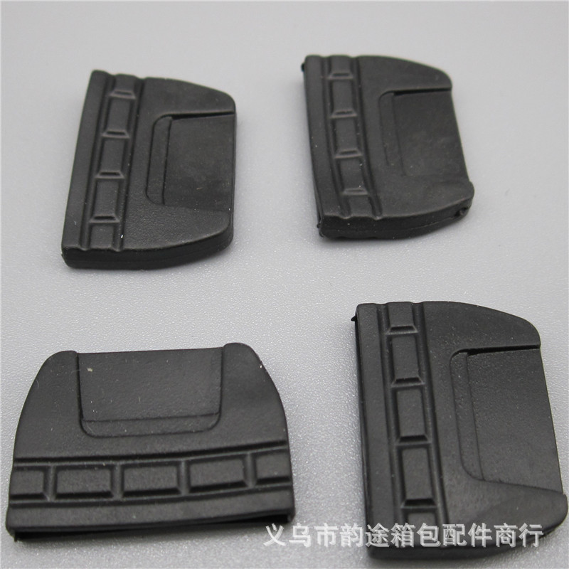 厂家批发25MM织带尾扣 PVC软胶织带尾夹扣 20MM软胶扣