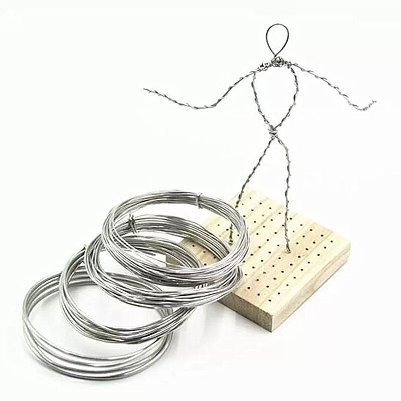 Rubber-coated aluminum wire, bonsai aluminum wire, garden aluminum wire, DIY metal tied wire, decorative shaping materials, handicrafts, soft aluminum wire Item Picture