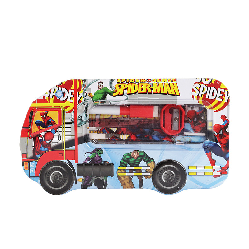 Creative primary school stationery set, children's learning stationery box, cartoon pen case, Children's Day gift and prize Item Picture