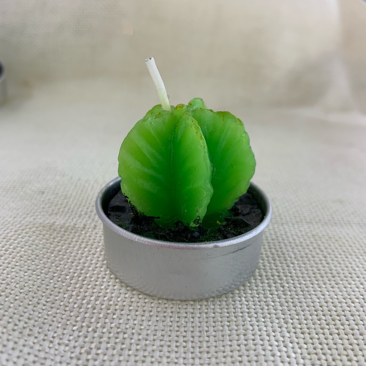 Candles, green candles, plant candles, outdoor decoration, simulated candles details Picture