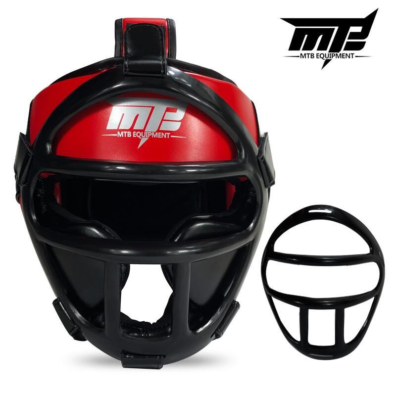 Mtb Taekwondo Mask Can Be Detachable To Combat Strong Adult And Child Protective Helmet Mask Combat Protection Item Picture