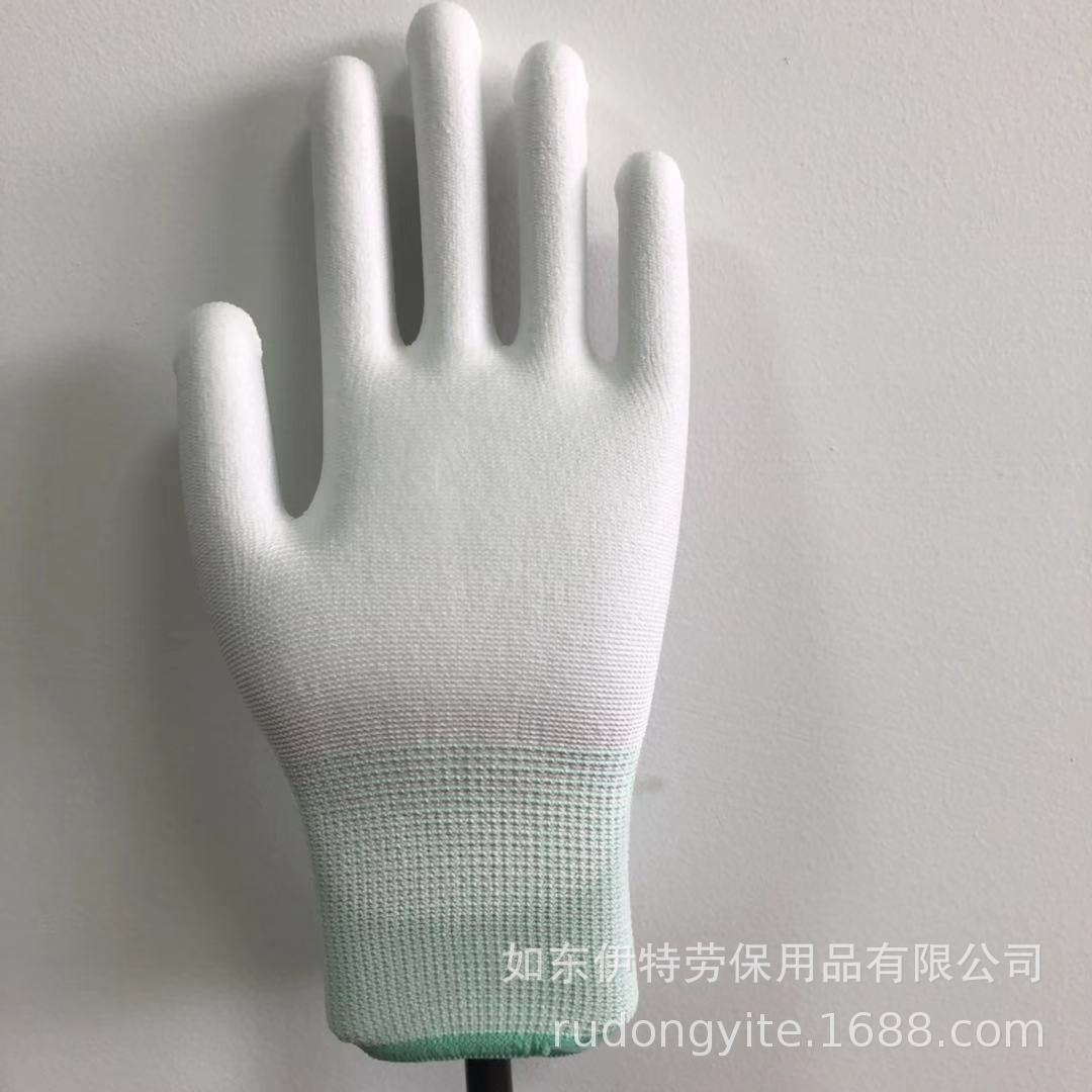 PU palm-coated gloves, 13-needle PU gloves, PU gloves Item Picture