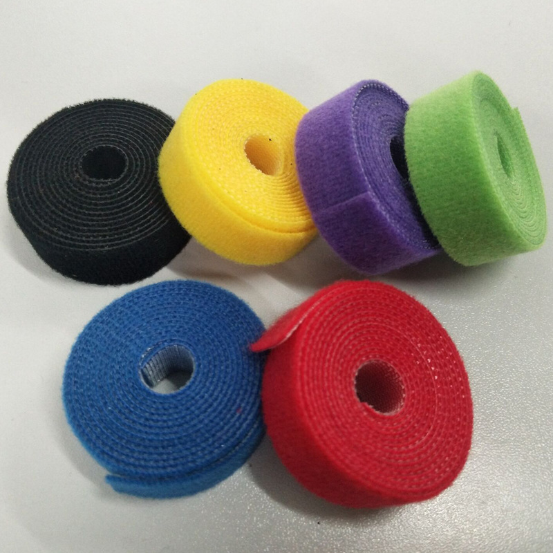 Factory Direct Sales Bcase Can Tear Back-To-Back Velcro Tape Environmental Protection Color Cable With Wire Storage Specification drawing