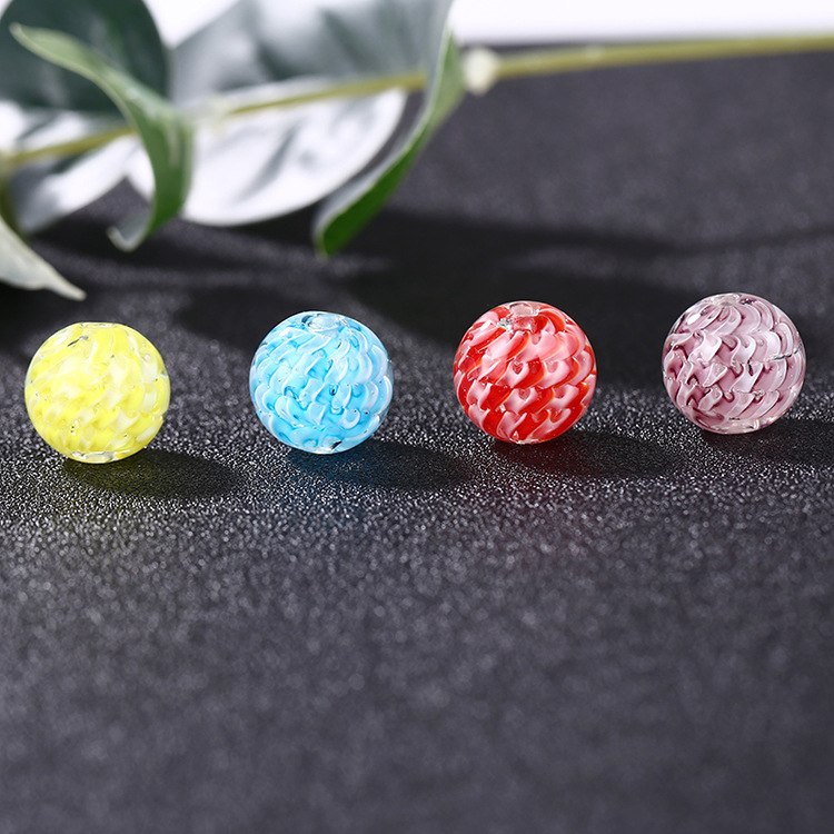 Hanyu Yuan Japanese-style threaded glass bead fine earrings, hair accessories, diy handcrafted bracelets, beaded jewelry and accessories wholesale Specification image
