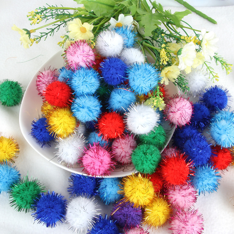 毛球/笑毛球/毛球毛绒球/地球珠圆珠/地球珠细节图