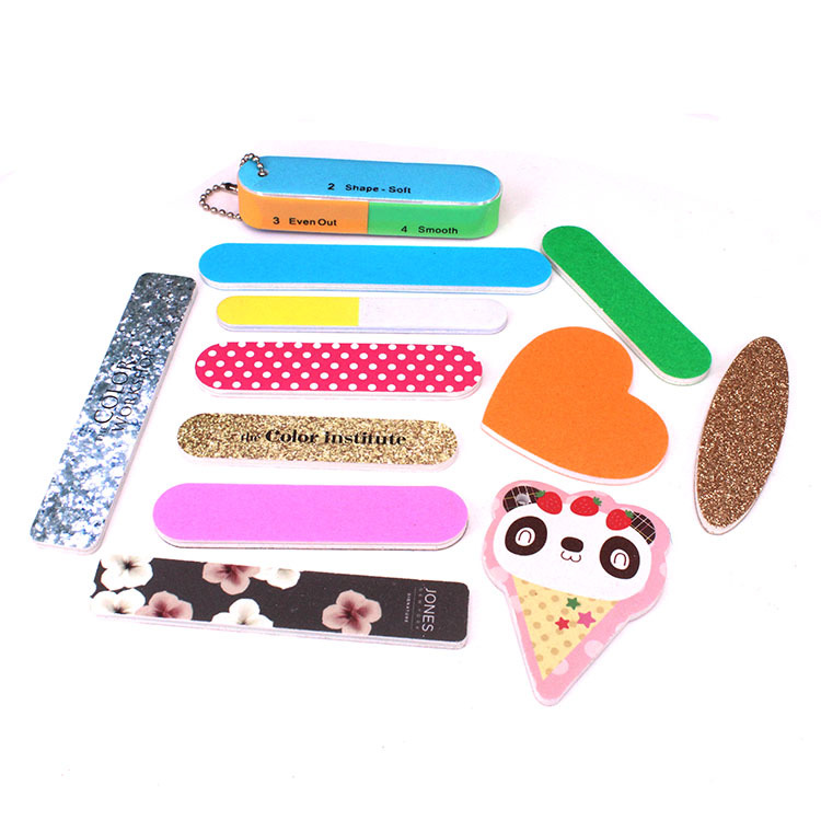 Special heart-shaped nail files, various irregular-shaped EVA sandpaper files, and special-shaped nail tools shanilak Item Picture