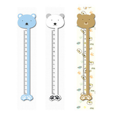 现货 日本上学熊读书熊熊头卡通儿童学生定规直尺尺子文具