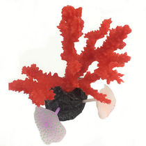 Aquarium soft glue coral fish tank landscaping accessories Fluorescent artificial coral decorations artificial coral branches decoration
