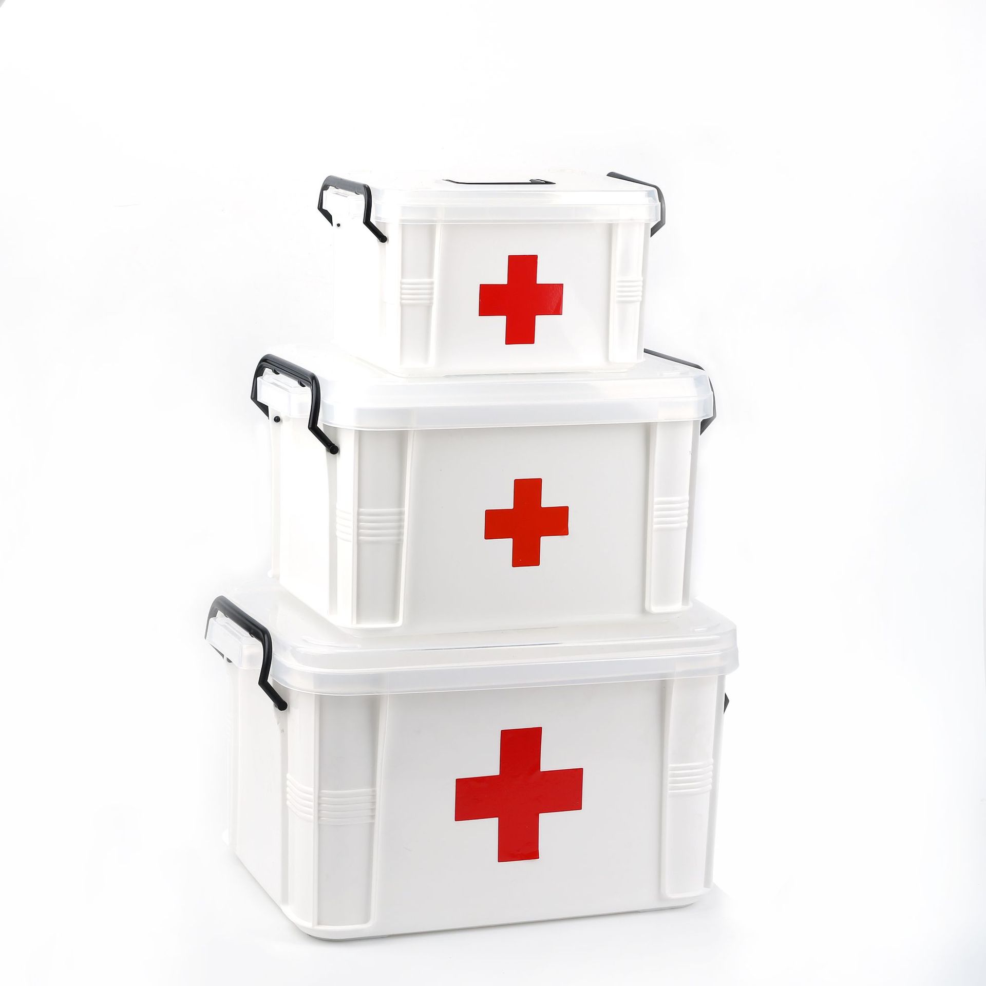 Storage Box Medicine Box Multi-Layer Large Medical Emergency Home Medicine Baby Visit Medicine Kit Medical Kit First Aid Kit Item Picture