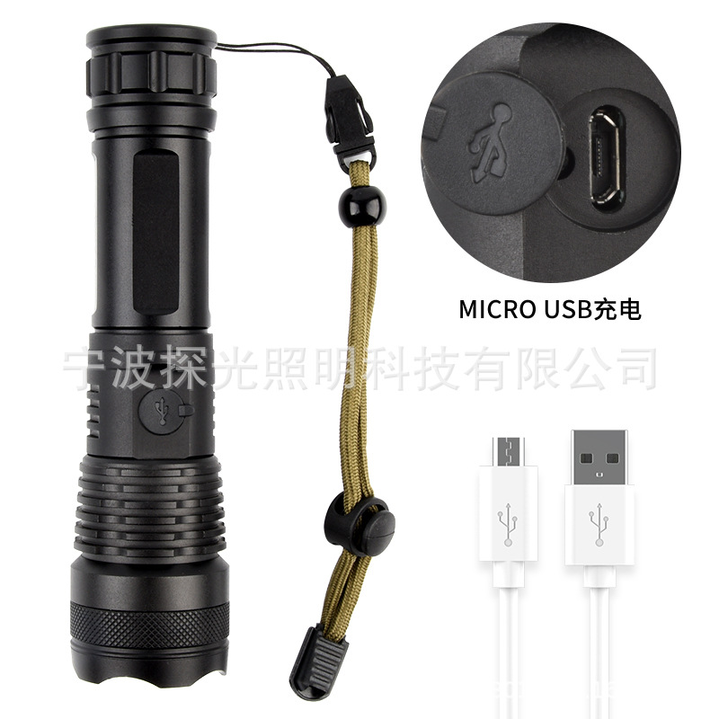 Cross-border bestseller P70 high-power flashlight, high-power LED flashlight, outdoor emergency searchlight, flashlight wholesale Application Scenario