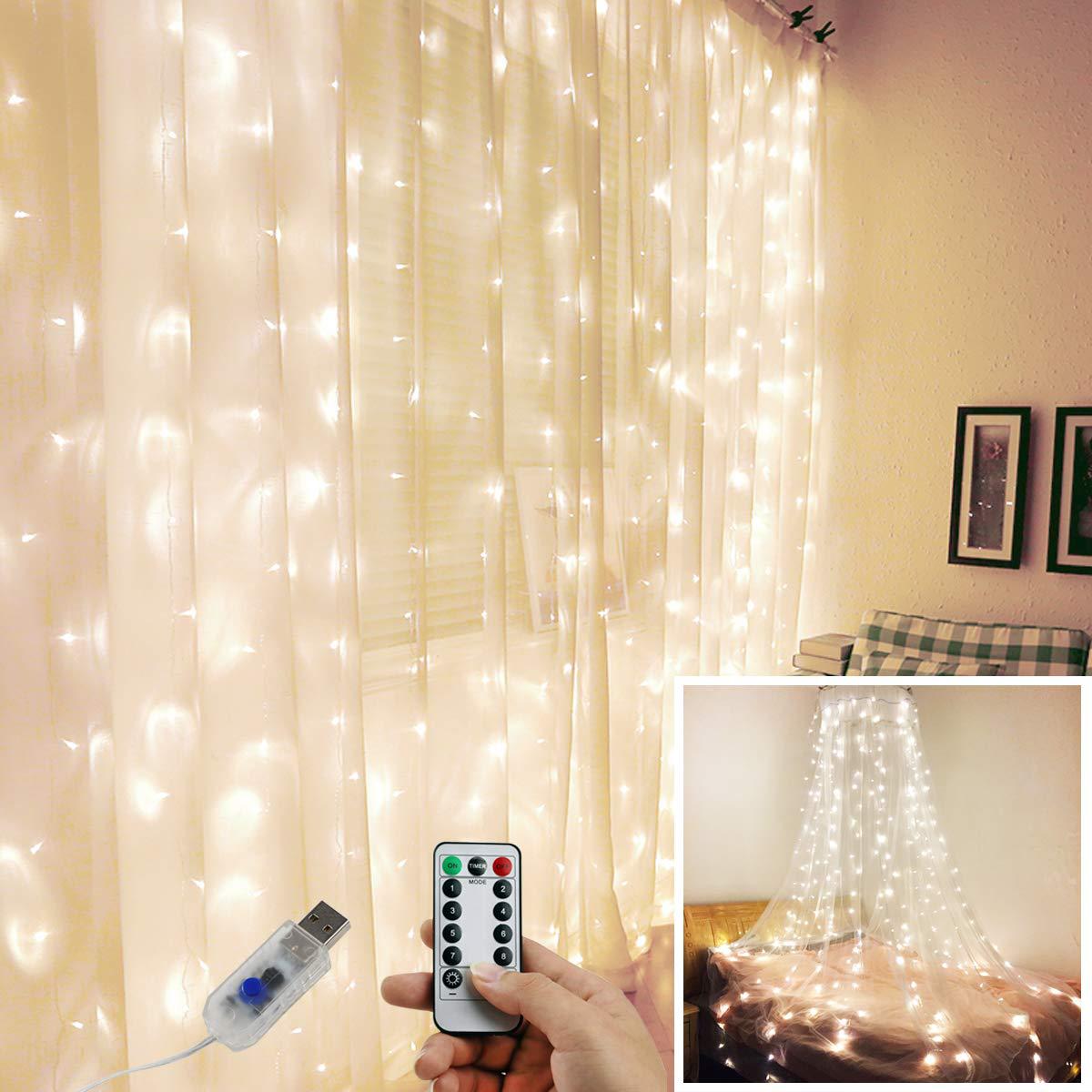 Curtain Light Copper Wire Light Bedroom Star Atmosphere Light Usb Christmas Holiday Led Decorative Light String Wholesale Light String