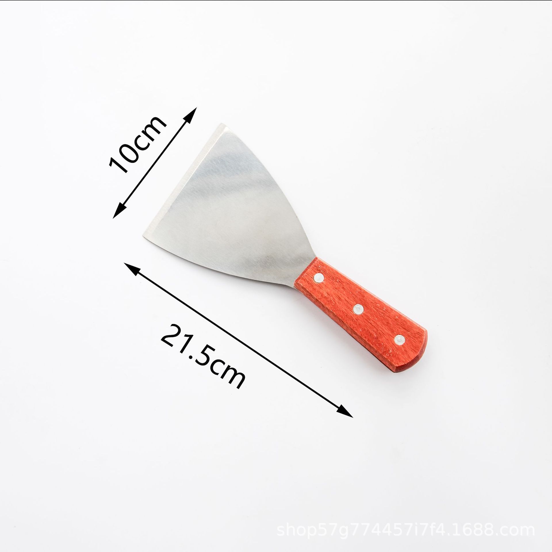 Factory Stock Wooden Handle Diagonal Spatula Diagonal Spatula Chocolate Spatula Pancake Spatula Specification drawing