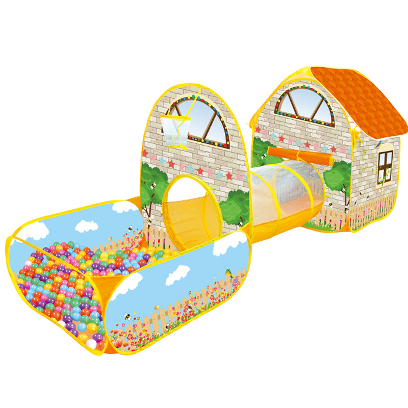 Baby Private Park, children's cartoon game ball pool, children's tent toys, fun amusement facilities for kids Item Picture