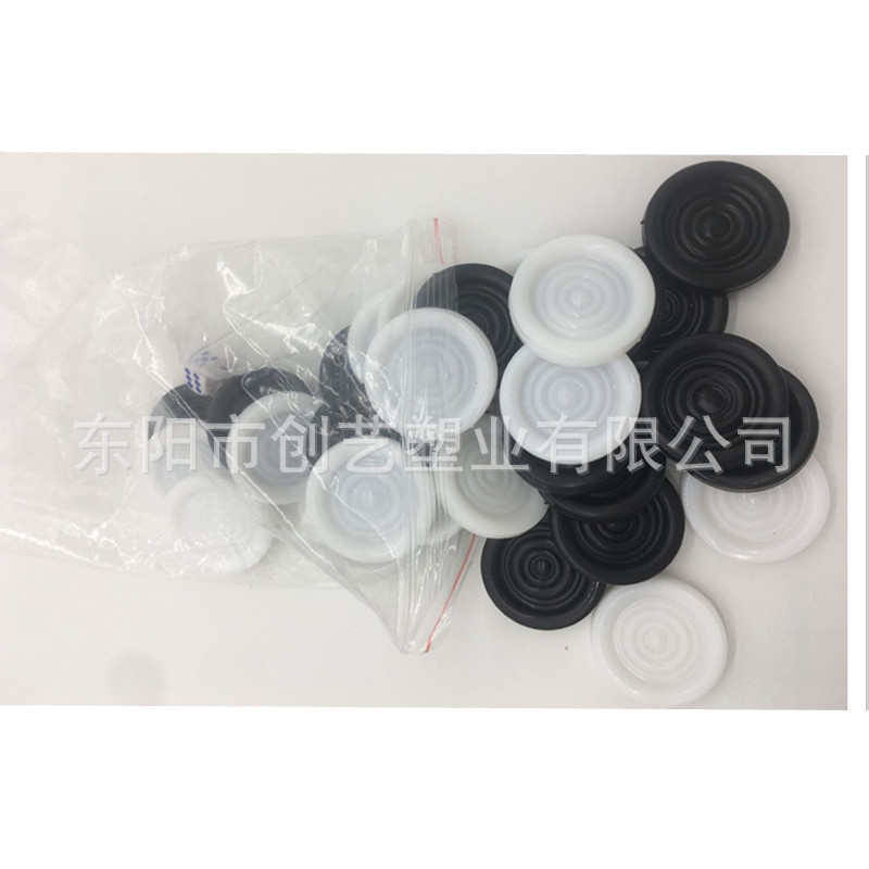 Supply 3.3Cm Plastic Chess Black And White Chess Five Rounds Front And Back Chess Checkers Specification drawing