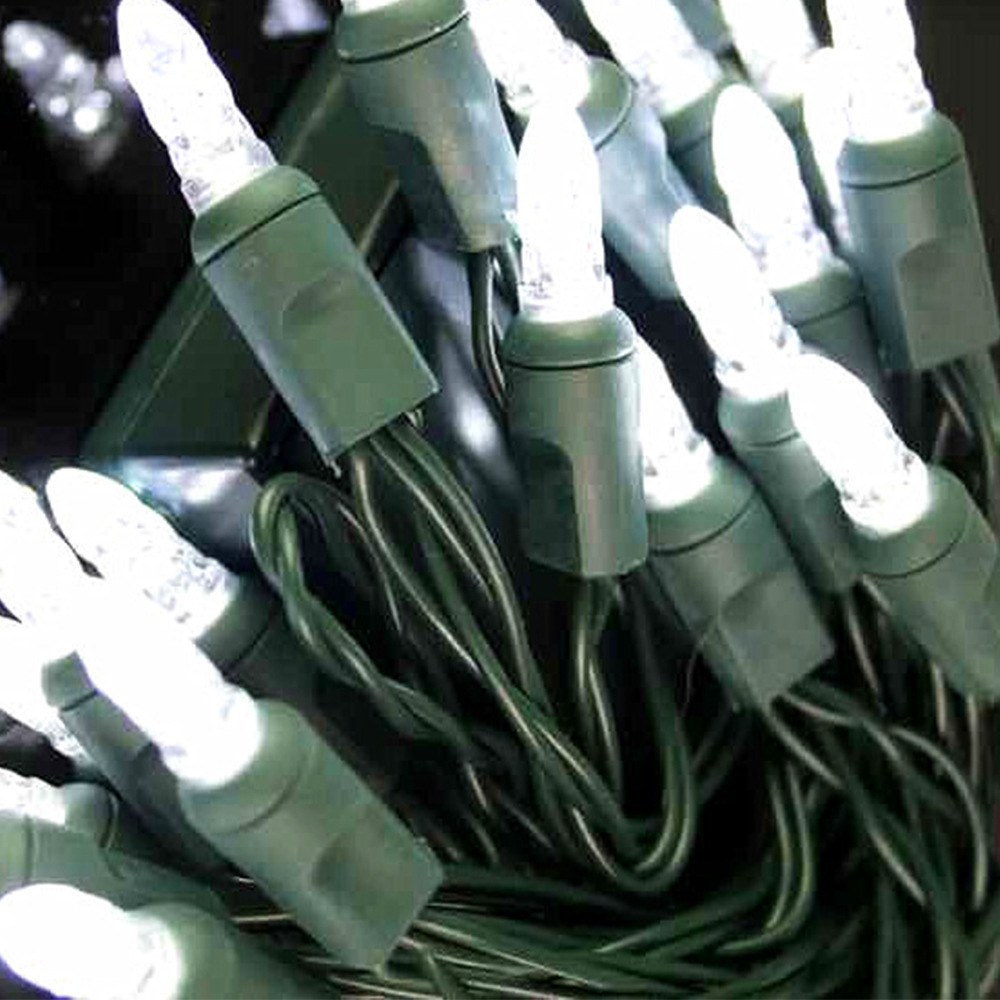110V holiday light string, American-standard beer injection style holiday decoration, Christmas colorful ice lollies, UL standard light string color lights Specification image
