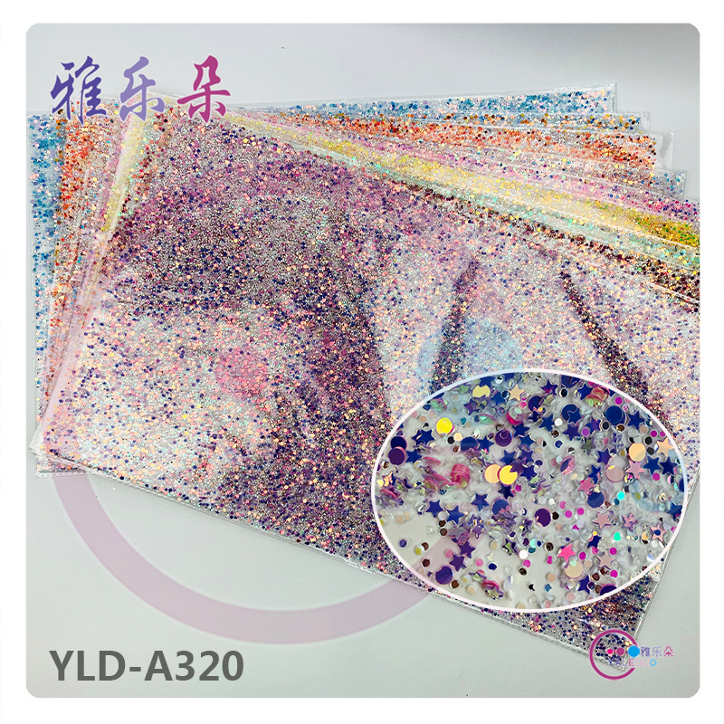 320 nail art table mat, 2PVC sequins, cross-border e-commerce influencer full diamond jewelry, photography clothing, headwear accessories
