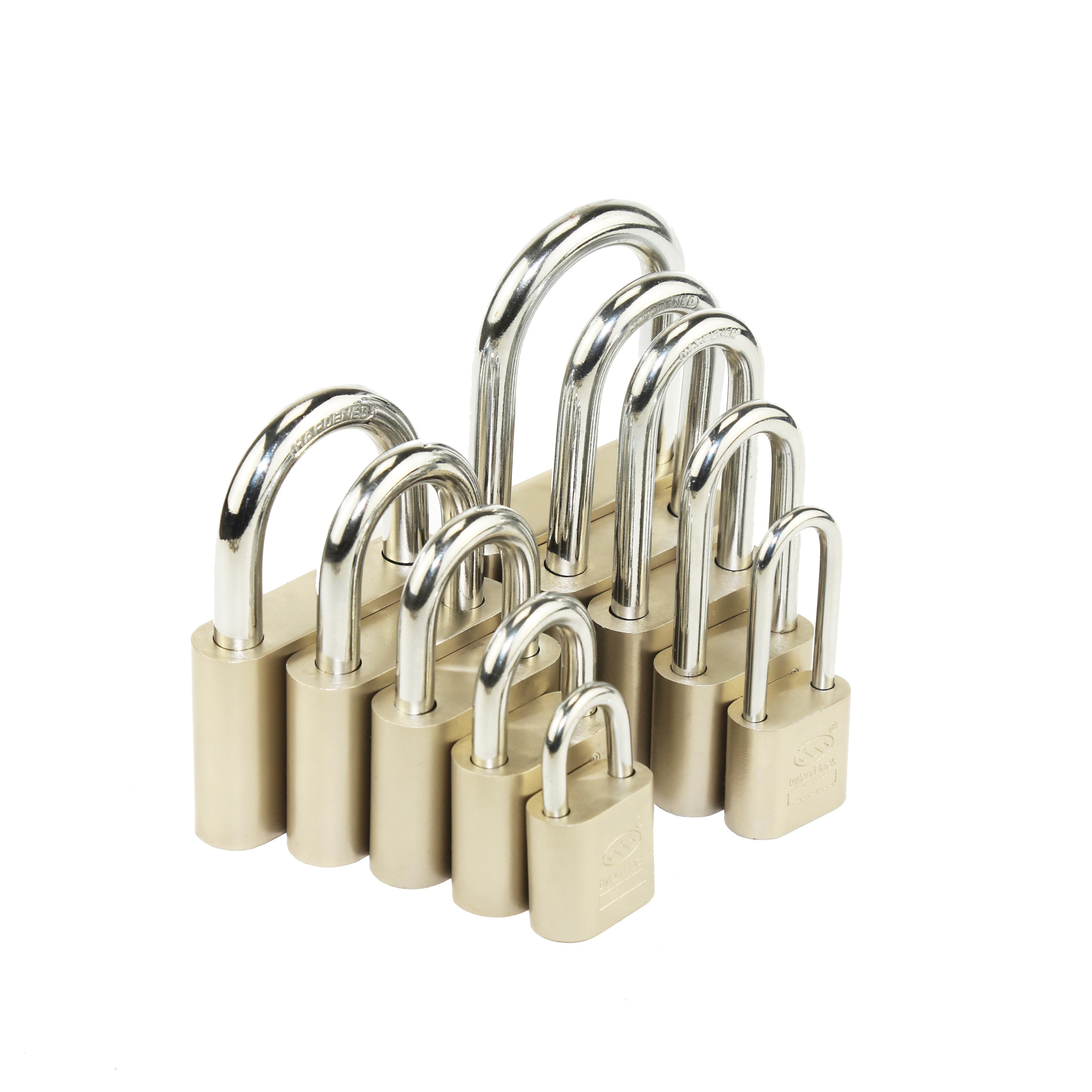 New Blade 40Mm Large Round Corner Padlock Imitation Stainless Steel Waterproof Industrial Security Door Padlock Head Small Square Lock Application Scenario