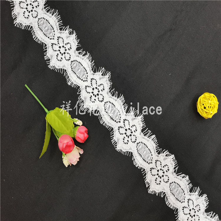 Elastic non-elastic lace accessories, lace fabric, underwear embroidery, nylon lace, lace clothing, lace accessories Application Scenario