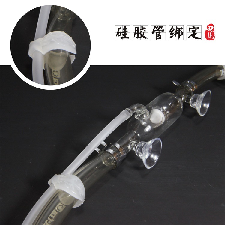 叶形水管电线绑定夹/金卤灯吊架、LED、T8、T5/吊灯线通用产品图