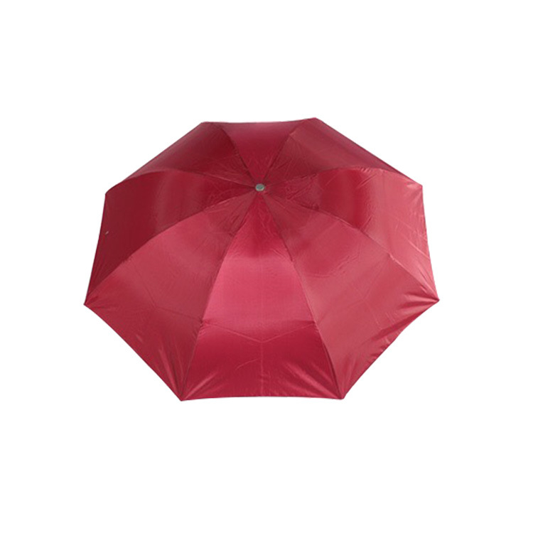 Red Leaf Genuine 319 Silver Rubber Umbrella Three Fold Umbrella Silver Tape Rain Umbrella Advertising Umbrella Can Print Logo Spot Application Scenario