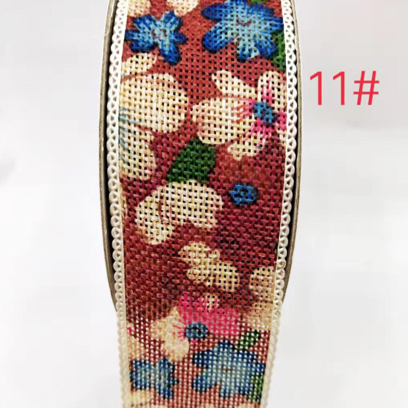 Manufacturers Supply Ultrasonic Embossed Ribbon Embossed Ribbon Gift Packaging Ribbon Garment Garment Accessories Jacquard Ribbon Specification drawing
