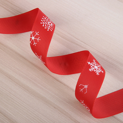 圣诞礼品可用装饰织带可定制多款式丝带涤纶礼品包装DIY丝带批发详情图3