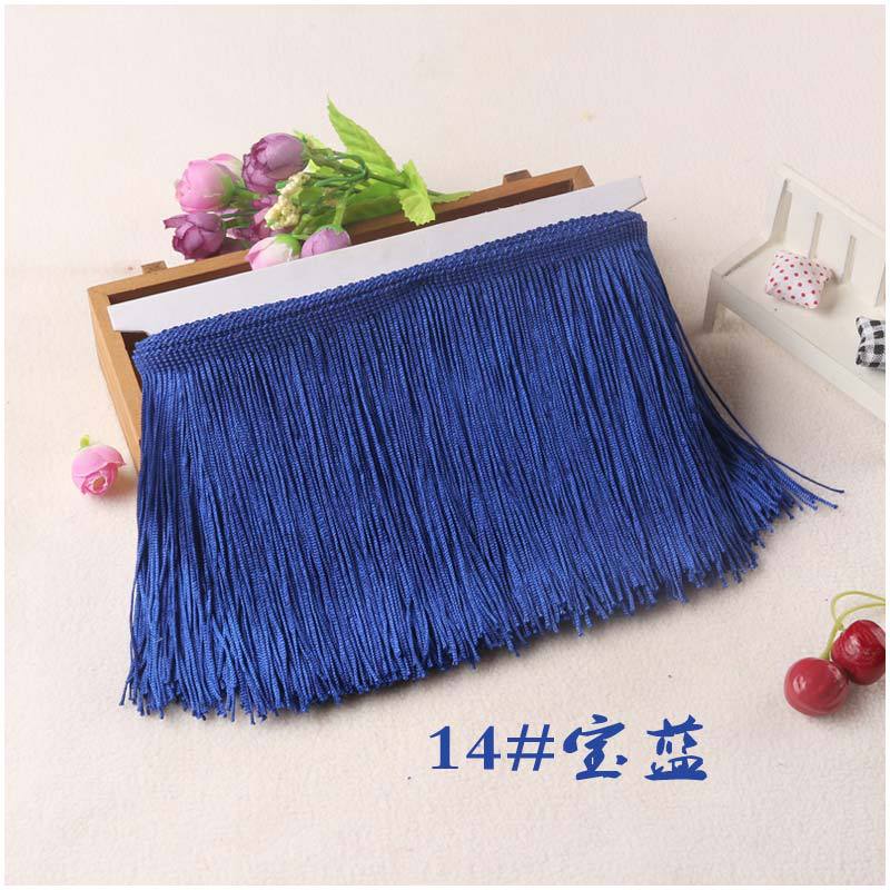 Manufacturers Spot 10Cm 15Cm Polyester Row With 20Cm Latin Dance Fringe Row Susu Edge Clothing Accessories Specification drawing