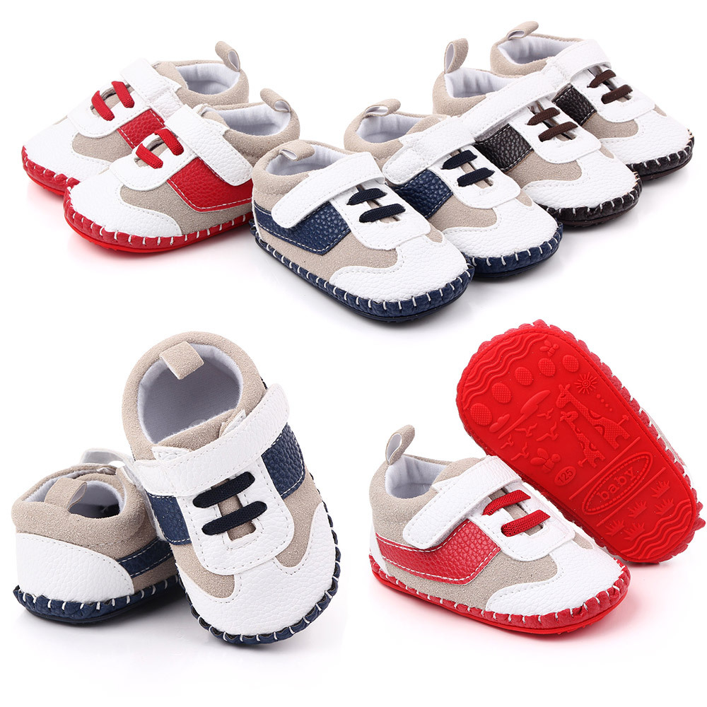 Spring and Autumn's new versatile baby shoes, hand-sewn rubber-soled fashionable baby learning shoes 2283