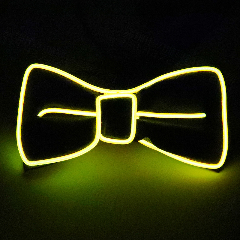 Luminous bows are suitable for party Christmas revelry, led luminous bow ties, dance party costumes and performance props Specification image