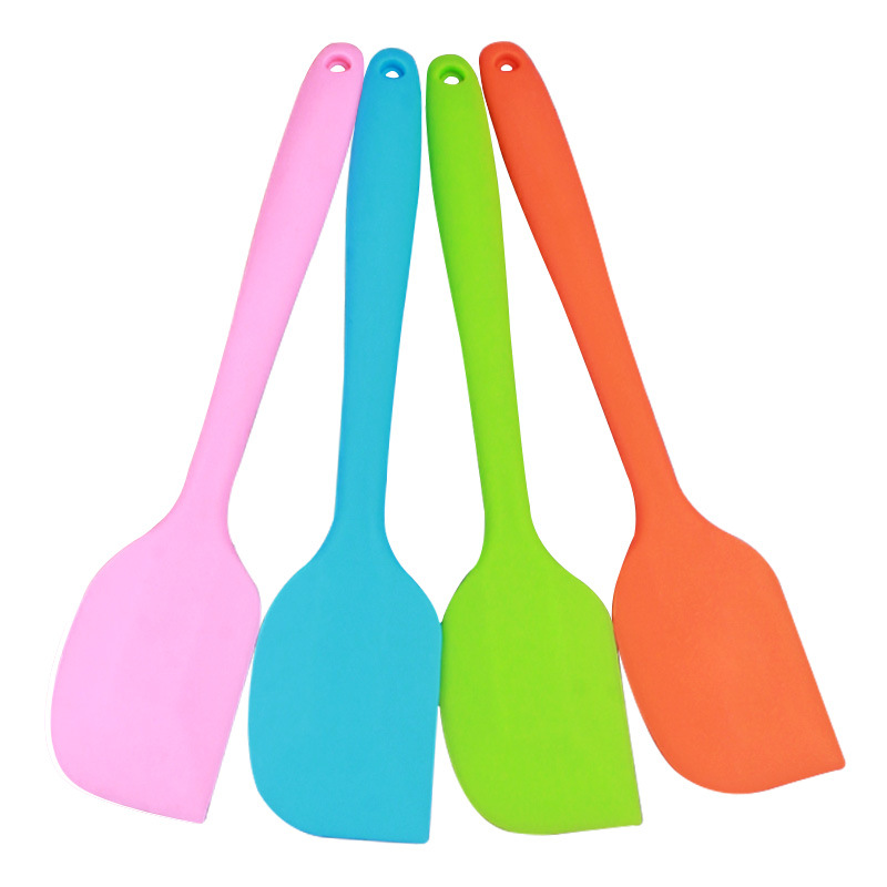 Color Silicone Integrated Cake Cream Spatula Large Silicone Spatula Baking Spatula Baking Tools Mixing Spatula Item Picture