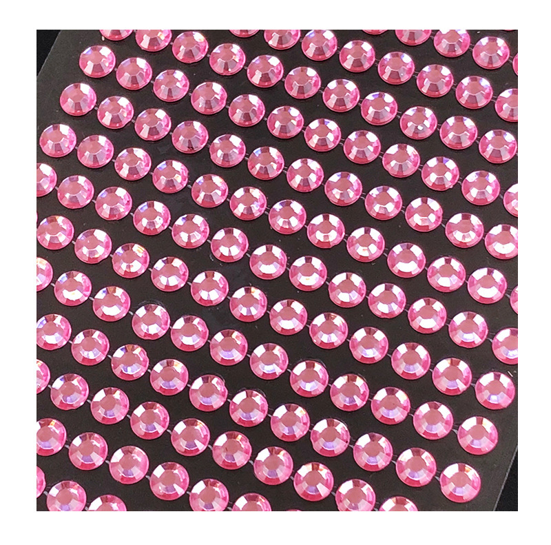 In-stock acrylic children's DIY decorative diamond stickers, gemstone stickers, hair stickers, car accessory decorative stickers, one-piece package details Picture