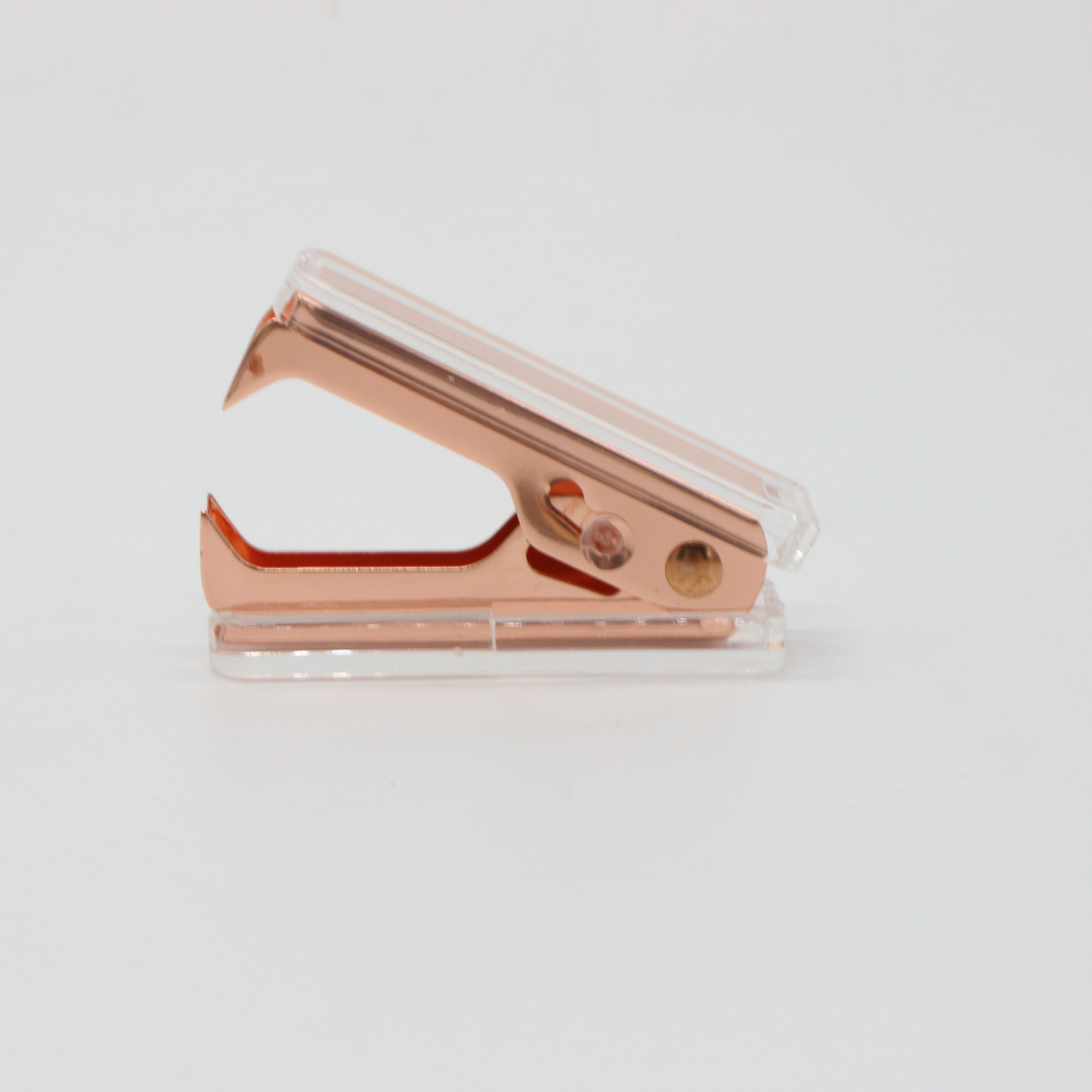 High-quality acrylic mini stapler for students to carry around, creative and fashionable staples, custom-made