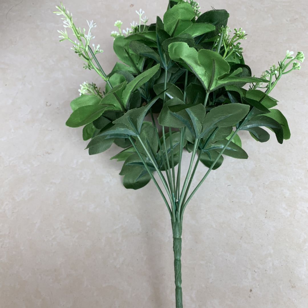 Manufacturers direct screen flower material simulation plant fake flower plastic flower kumquat tree orange tree simulation with grass decoration Specification drawing
