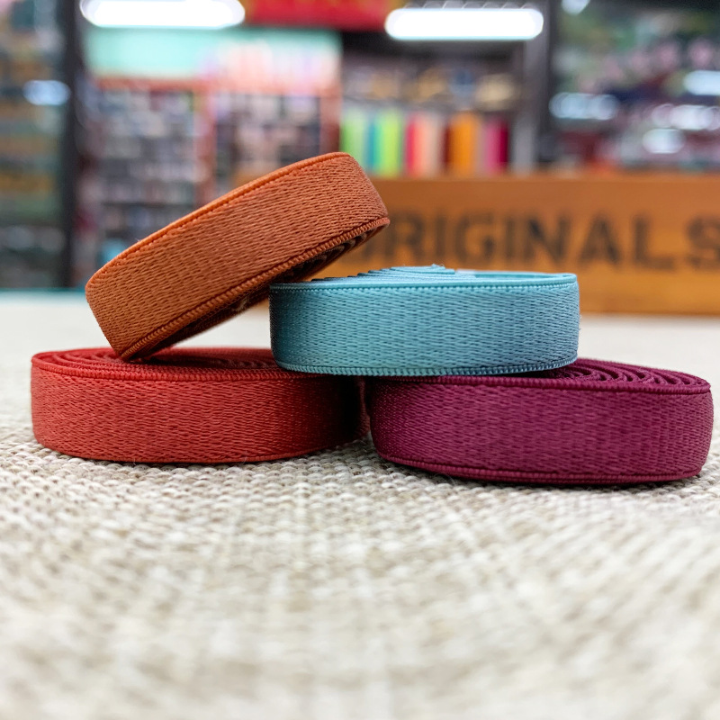 Color 2.0 Bi-Directional Wooden Ear Webbing Clothing Accessories Wedding Wrist Strap Accessories With Mesh Elastic Application Scenario