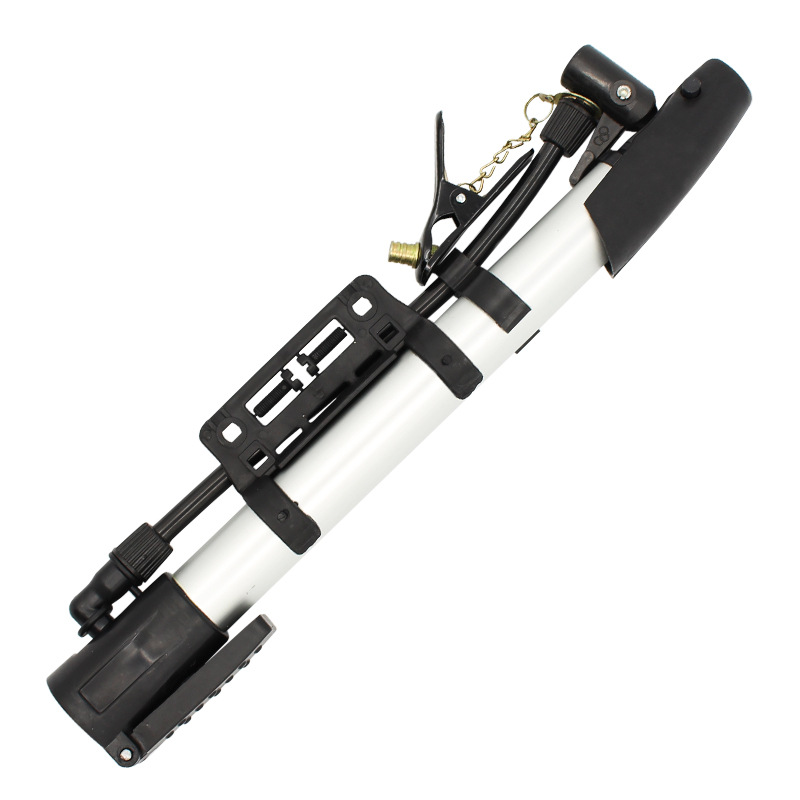 Mountain Bike Electric Scooter Pump Mini Aluminum Alloy High Pressure Portable Pump Basketball Pump Item Picture