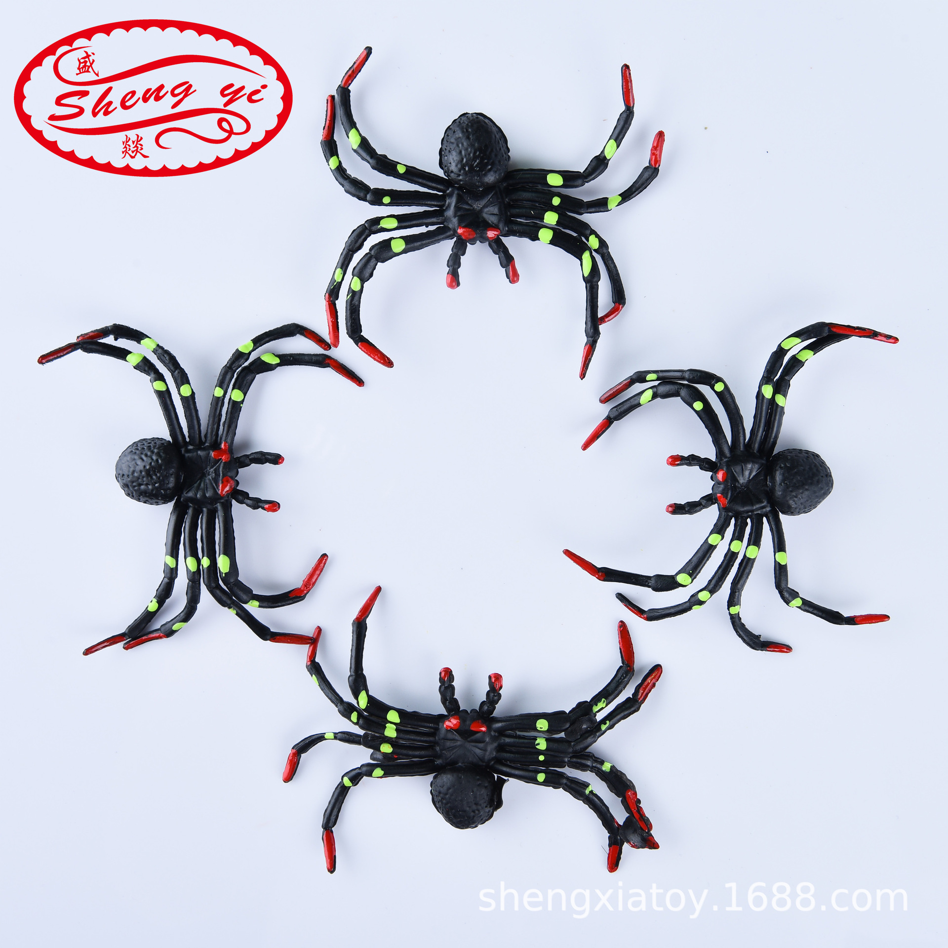 [Cross-border] Scary simulation spider model new strange evil spider Halloween prank spider toy
