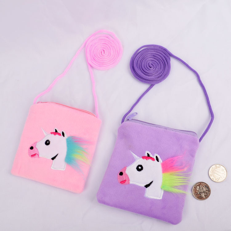 New unicorn children's coin purse, cute doll crossbody bag, sequined cosmetic bag, Mermaid cross-border exclusive supply