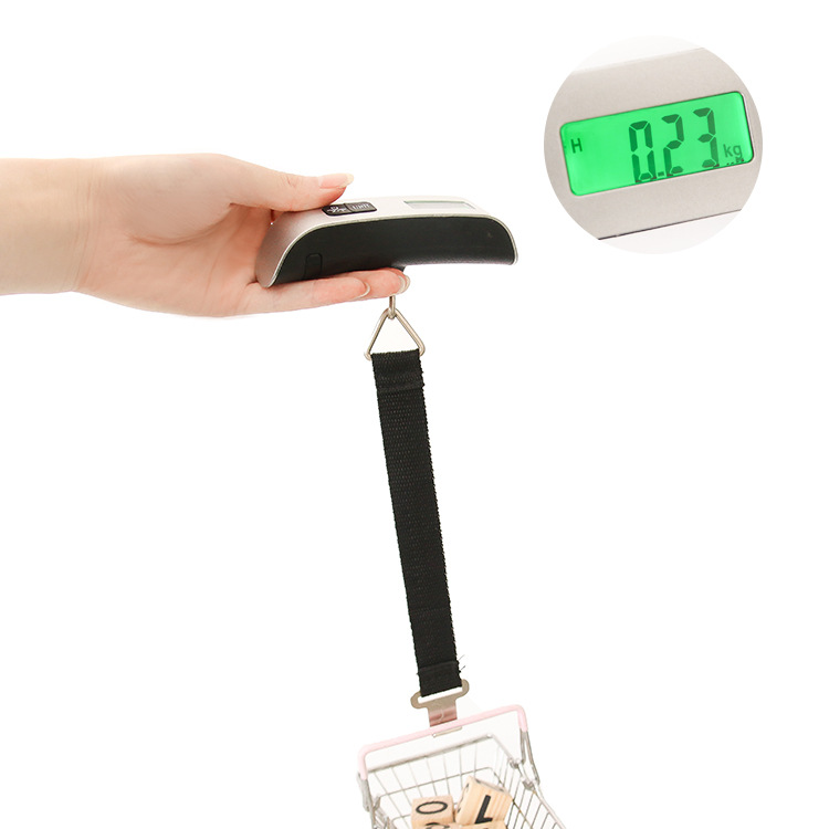 Comai Precision Express hand-held scale, hand-pulled scale, portable hanging scale, household high-precision hook scale, cross-border popular luggage scale, hanging scale Item Picture