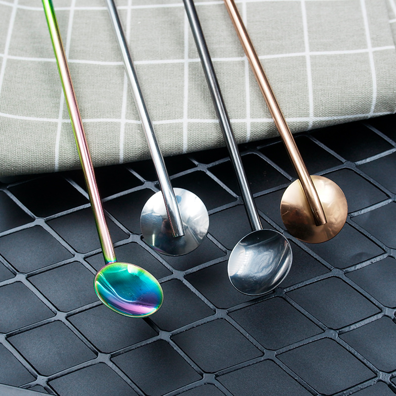 创意不锈钢吸管勺套装304奶茶饮品吸管学生便携小麦盒可定制LOGO详情图3